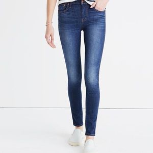 Madewell 9” High Riser Skinny Skinny Jeans